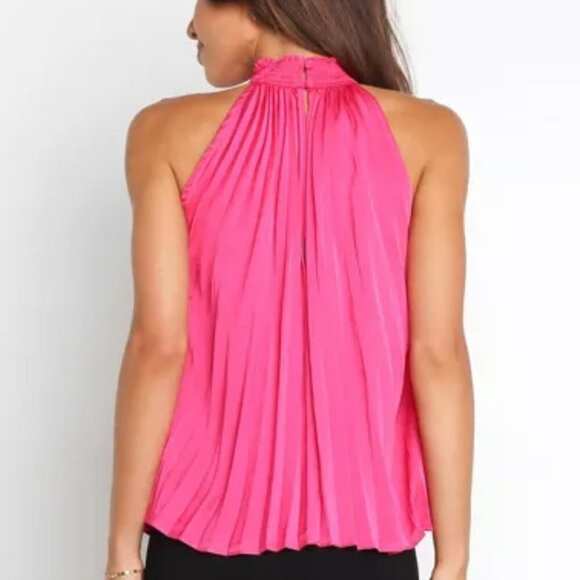NWT Petal and Pup Halter Sleeveless Pink Top Andrea, size 2 - Picture 3 of 6